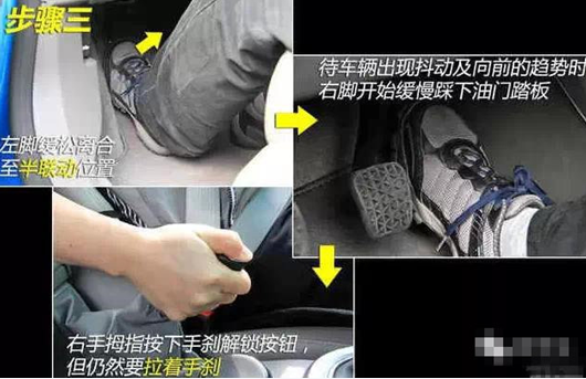 手动挡半坡起步技巧图解