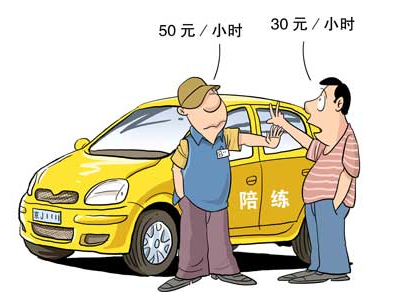 花钱找汽车陪练将受处罚