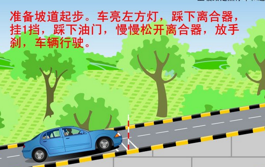 坡道起步半联动点技巧分析
