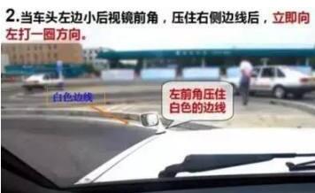 曲线行驶怎么看点?图文讲解