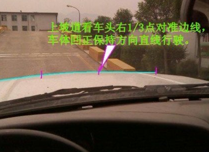 科目二坡道定位停车技巧