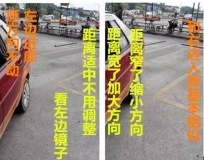 科目二倒车入库技巧图解2019