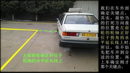 科目二直角转弯技巧详细图解