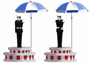 科目一交警手势题图解