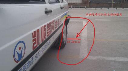 科目二倒车入库过关技巧图解2019