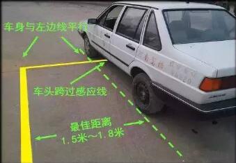 科目二倒车入库过关技巧图解