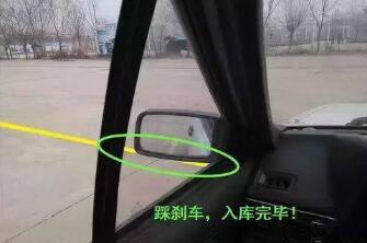 科目二倒车入库过关技巧图解