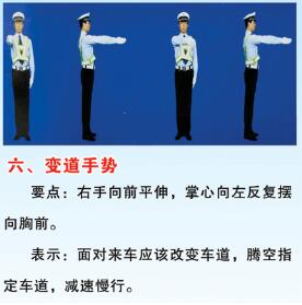 2019交警手势图解最新