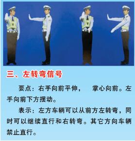 2019交警手势图解最新