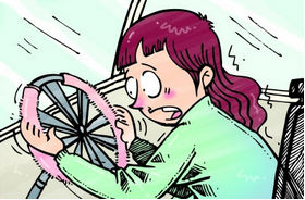 科目三方向盘打不稳怎么办