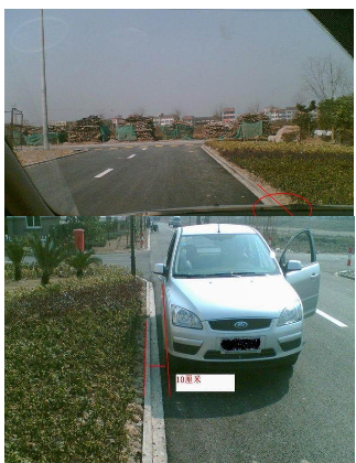 科目三考试判断路边线距离图解