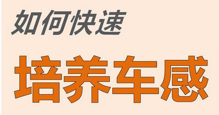 如何培养车感