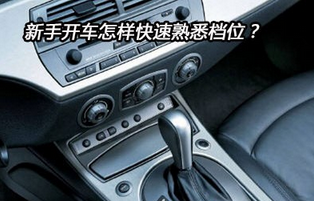 新手开车怎么快速的熟悉挡位