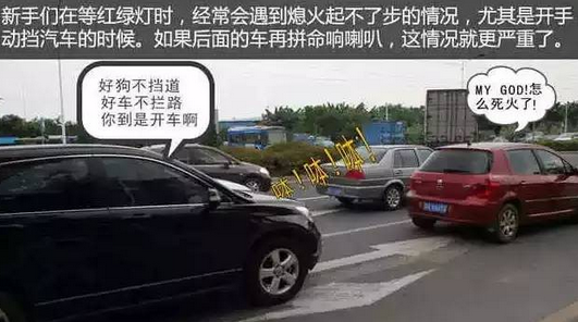 新手上路开车常犯的错误