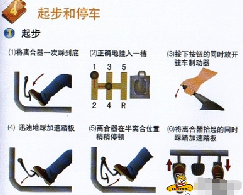 新手学车起步停车换挡操作技巧