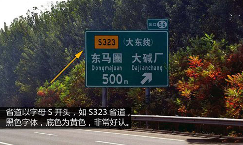 新手上路如何正确认识高速指示牌