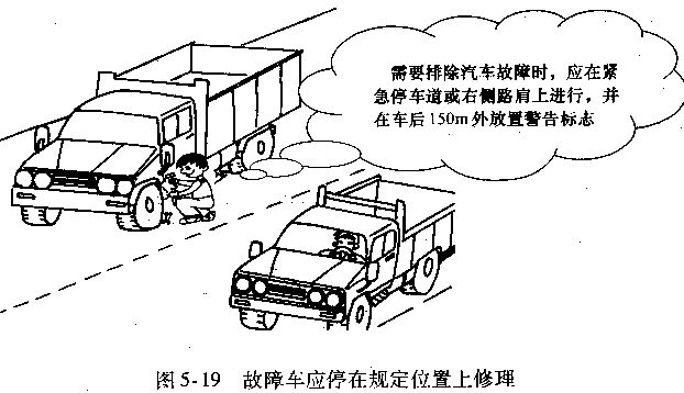 货车、客车高速公路临时停车技巧