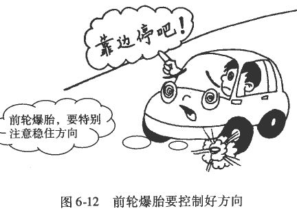 汽车突然爆胎该怎么办？