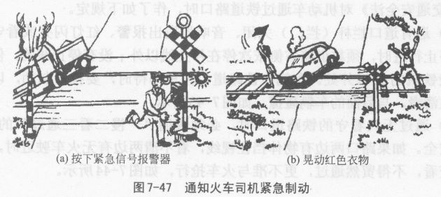 安全通过铁道路口