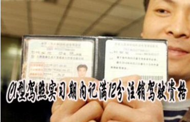 驾驶证实习期扣分规定汇总