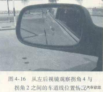 倒车入库后视镜距离怎么观察