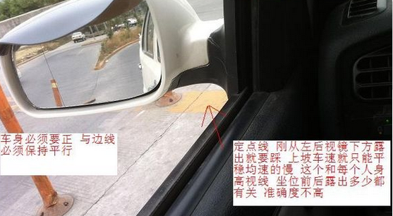 坡道定点停车如何看点