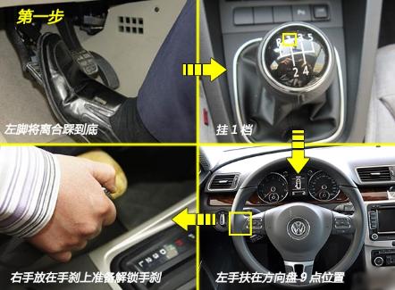 新手学车：坡道起步的技巧详细图解