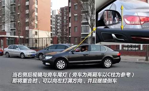 图文详细图解 教你侧方位停车