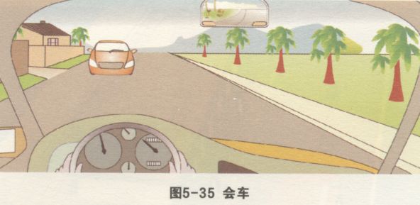 道路驾驶技能考试之会车